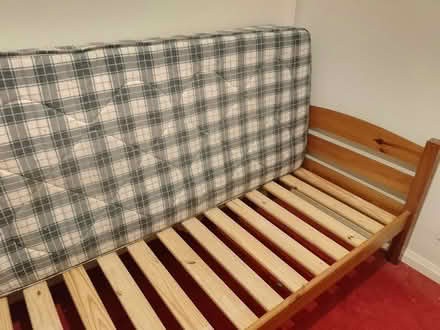 Photo of free Single Wooden Bed with Mattress (Bradway S17) #3