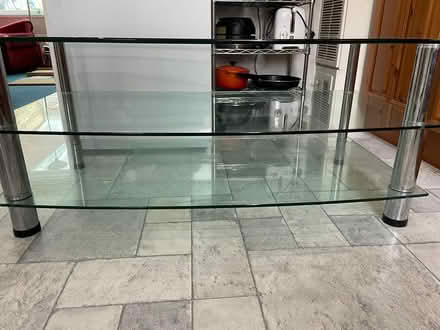 Photo of free Glass TV Unit (Cramlington. NE23) #1