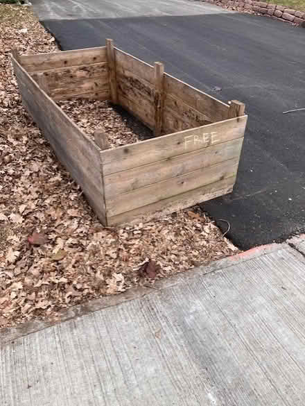 Photo of free AT THE CURB - chair and garden bed (Tunney's Pasture) #2