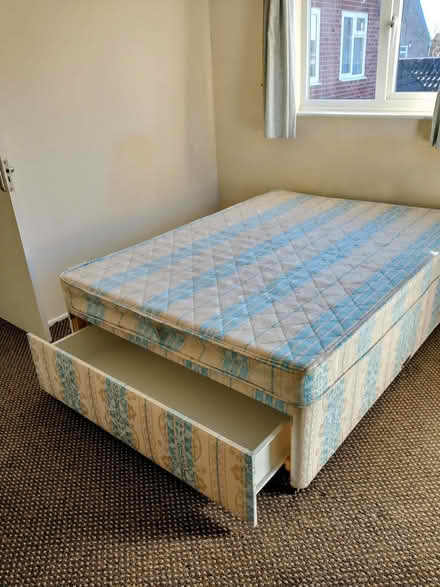 Photo of free double divan and mattress (Wivenhoe CO7) #1