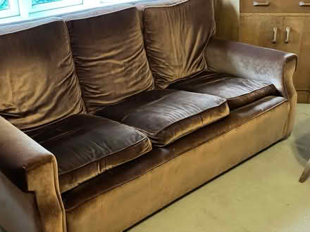 Photo of free Large sofa and 1 armchair (send) #1