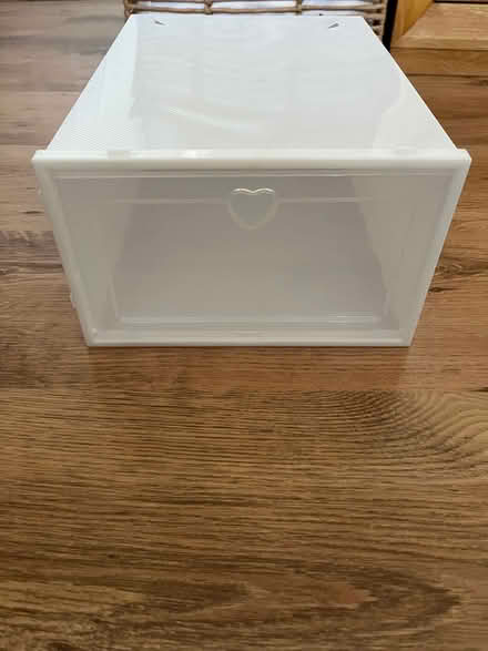 Photo of free Plastic Flatpack shoe storage boxes (Stanstead Abbotts SG12) #1