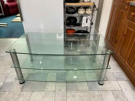 Photo of free Glass TV Unit (Cramlington. NE23) #3