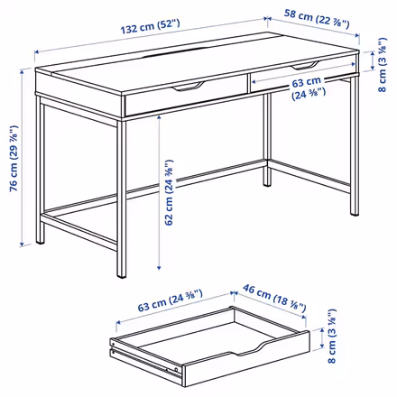 Photo of free IKEA 'Alex' Desk (Ranelagh) #2