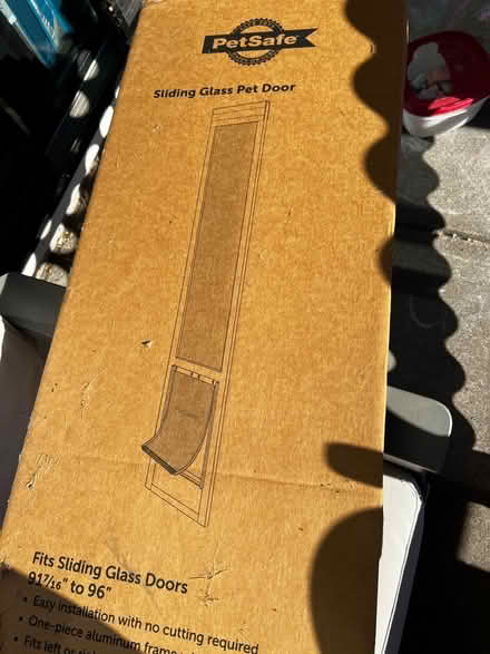 Photo of free Petsafe Patio Panel Dig Door (Redwood) #3