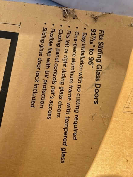 Photo of free Petsafe Patio Panel Dig Door (Redwood) #1
