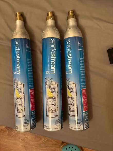 Photo of free Three soda stream canisters (Northwood HA4) #1
