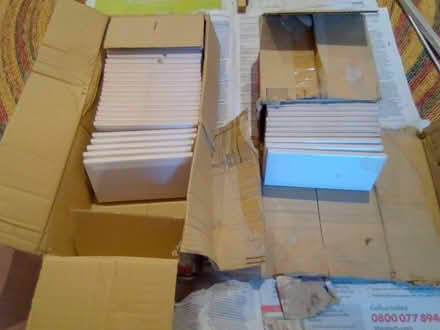 Photo of free white ceramic tiles (Streatham Park SW16) #1