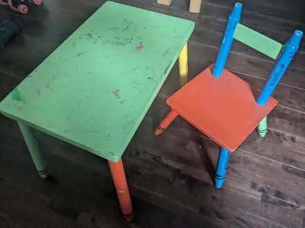 Photo of free Small child's table and chair (Long Eaton NG10) #1