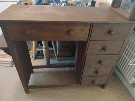Photo of free Wooden drawer unit (Eastbourne town centre) #1