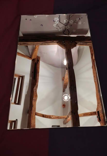 Photo of free Rectangular mirror with screw holes (Sutton Courtenay OX14) #1