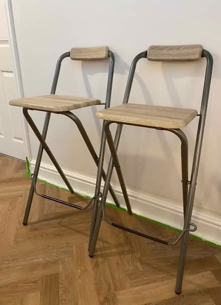 Photo of free Two bar stools (Halewood, L26) #1
