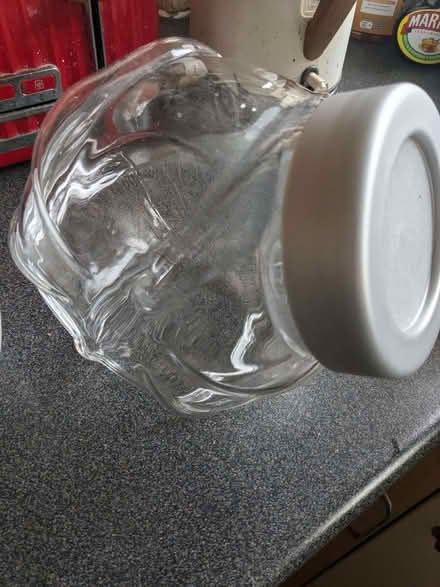 Photo of free Glass storage jar (Burnham SL1) #1