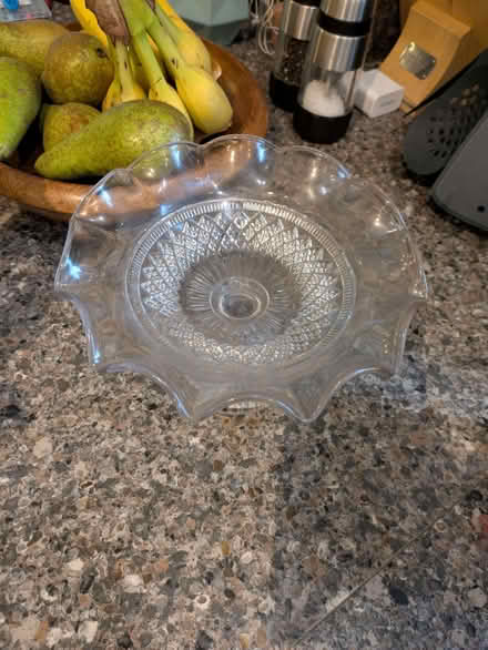 Photo of free Cut glass fruit stand (Ellesmere Park M6) #2