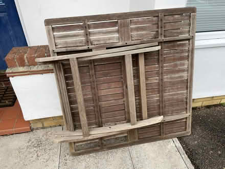 Photo of free Folding garden table (Southgate, Crawley, RH10) #2