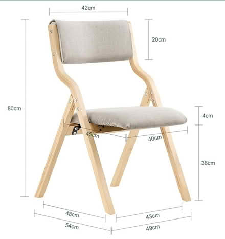 Photo of free Wooden Padded Folding Chair (Stapleford NG9) #2
