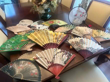 Photo of free Collection of paper fans (Old Palo Alto) #1