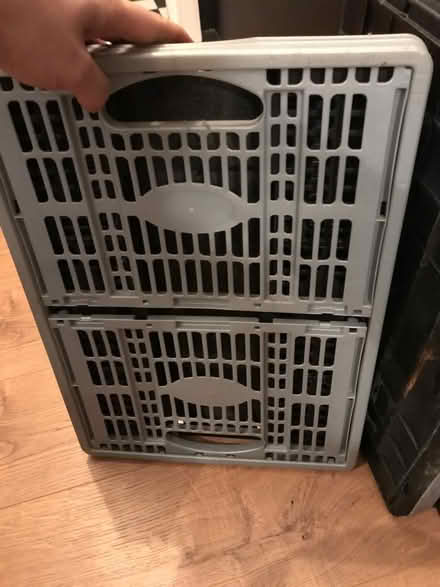 Photo of free 3 x plastic crates (Rotherhithe) #2