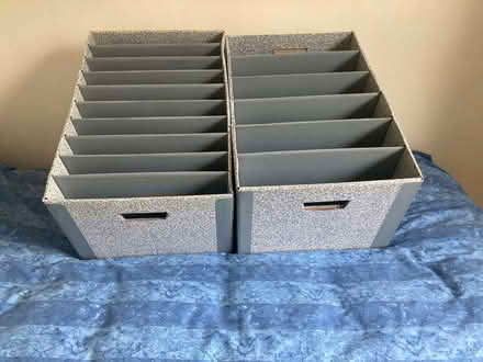 Photo of free Two large boxes for storing files etc. (Hallgarth LA9) #1