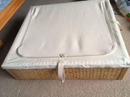 Photo of free 4 x Wicker and fabric under bed storage (Kenton NE3) #1