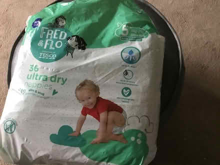 Photo of free Size 5 disposable nappies (BD19 Cleckheaton) #1