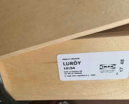 Photo of free 2 IKEA LURÖY Slatted bed base, Standard King (islington N1) #1