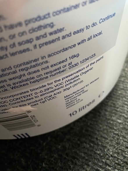 Photo of free Wickes contract matt paint (ST11 9HR) #2