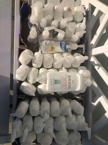 Photo of free Empty liquid (soap) pump bottles (Santa Clara (Benton/San Tomas)) #1