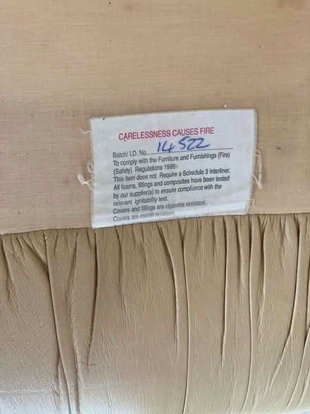 Photo of free 3 seater + 2 seater leather couch (Leadburn EH46) #4