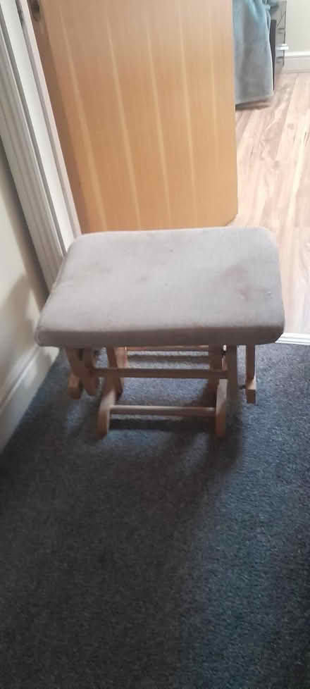 Photo of free Nursing rocking chair & foot stool (North Dublin) #1
