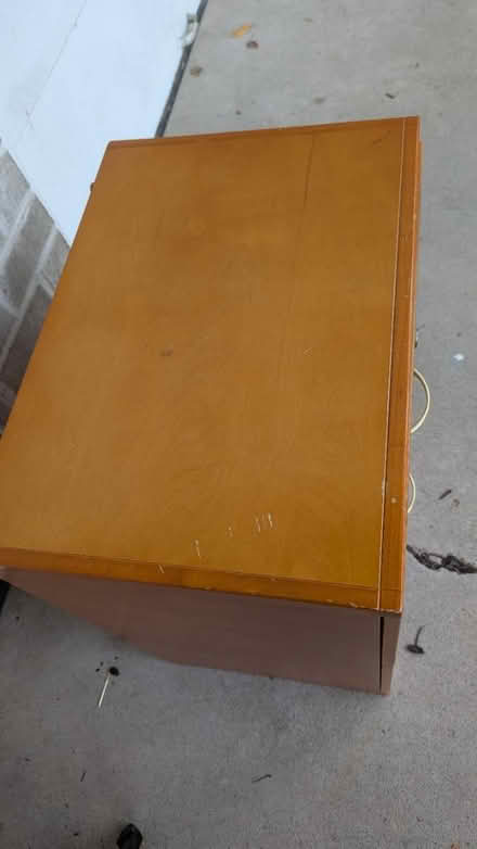 Photo of free 2-drawer filing cabinet-needs glue (South Whitehall) #1