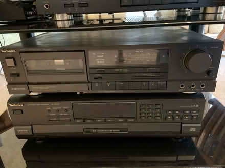 Photo of free Technics amplifier, tape and cd decks (Dorridge B93) #2