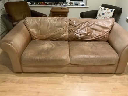 Photo of free Leather sofa (TA3) #1