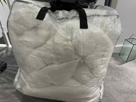 Photo of free Bag of king size duvet and pillows (RG2) #1