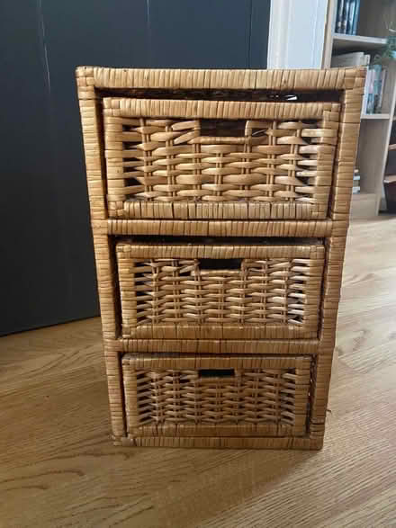 Photo of free Small set of wicker drawers (Benslow SG5) #4