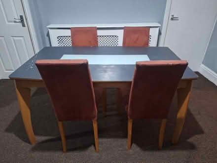 Photo of free Table with four chairs (Upton CH2) #1
