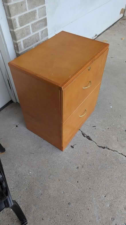 Photo of free 2-drawer filing cabinet-needs glue (South Whitehall) #2