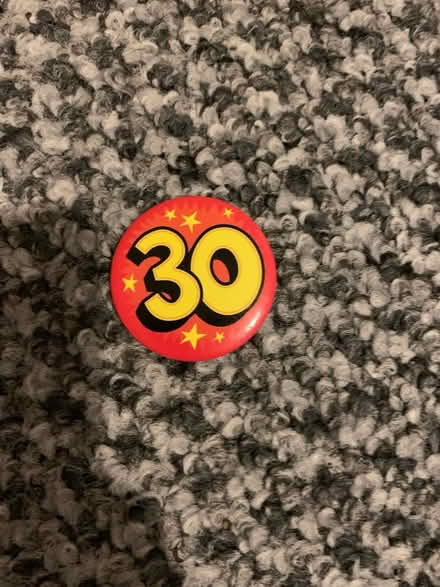 Photo of free Small 30 badge (NE13 Kingston Park) #1