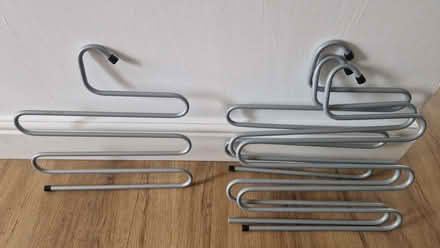 Photo of free 4 metal multi item clothes hangers (Merry Hill WD23) #2