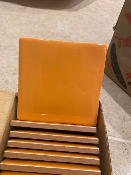 Photo of free Orange gloss tiles (Whiteshill GL6) #2