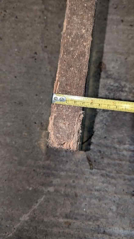 Photo of free Two wooden planks 7ft6in long, 6in wide, 2in and 1.5in deep (Ellenbrook M28) #3