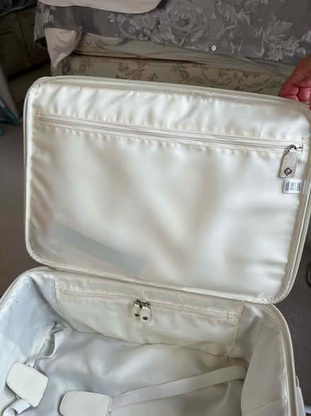 Photo of free Small White Leather suitcase (High Wycombe) #4