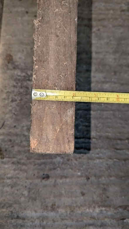 Photo of free Two wooden planks 7ft6in long, 6in wide, 2in and 1.5in deep (Ellenbrook M28) #4
