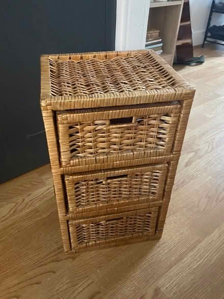 Photo of free Small set of wicker drawers (Benslow SG5) #3