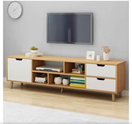 Photo of free New White TV stand (Southend on sea) #1