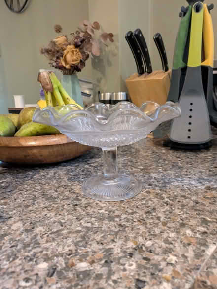 Photo of free Cut glass fruit stand (Ellesmere Park M6) #1