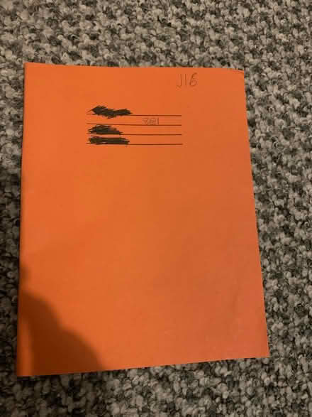 Photo of free School exercise book (NE13 Kingston Park) #1