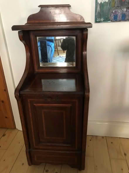 Photo of free Beautiful Antique Coal Shuttle Purdonium with Mirror (Deddington OX15) #1