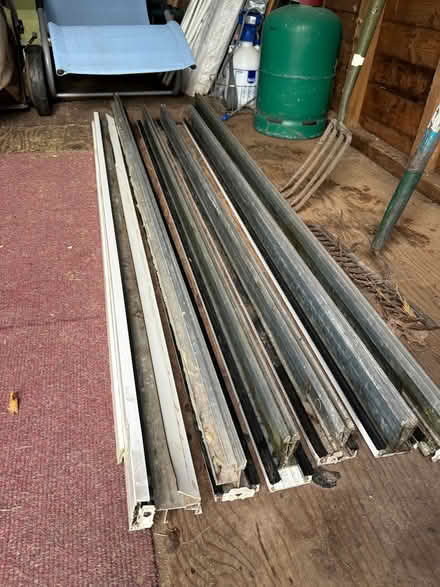 Photo of free Used Polycarbonate sheets and plastic coated struts. (Rackheath NR13) #3
