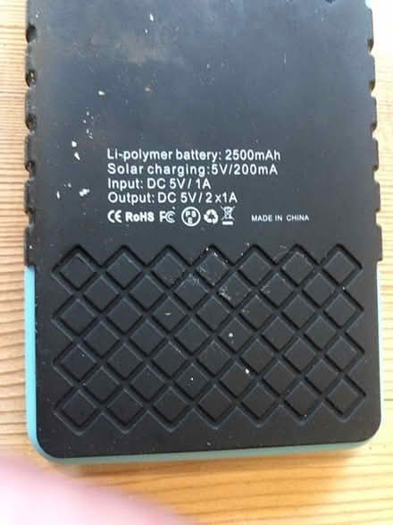 Photo of free Solar powerbank (IP1) #2